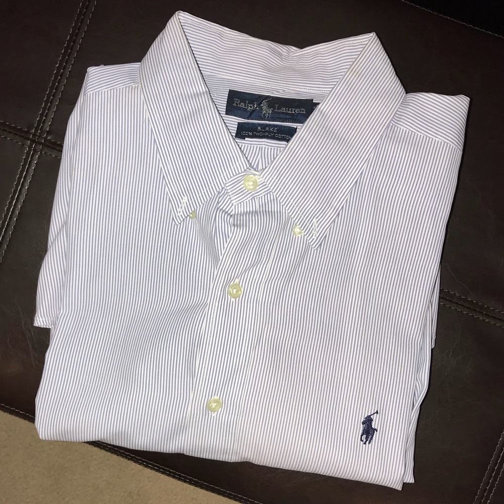 Men’s Button Up Long Sleeve Polo Size XXL EUC